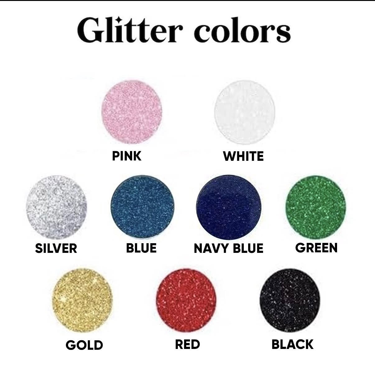 Glitter Applique Crew