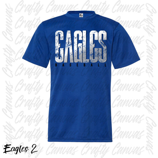 Eagles Baseball Grunge