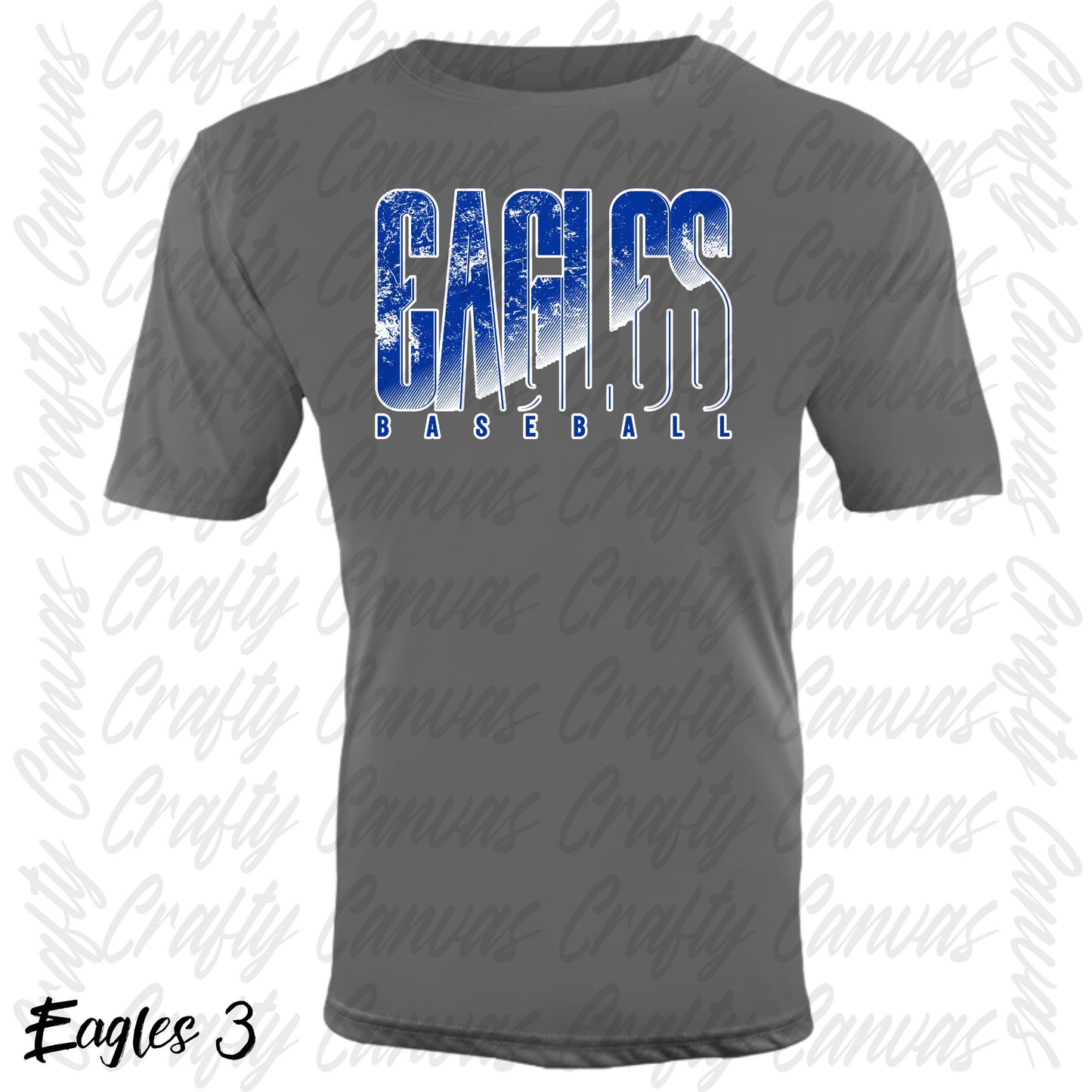 Eagles Baseball Grunge
