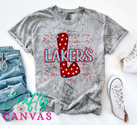 Lakers Splatter Tees
