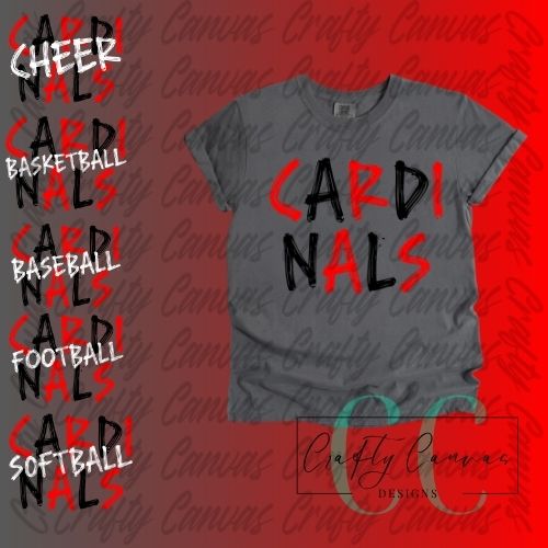 Cardinals Grunge