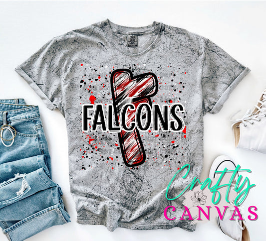 Falcons Splatter Tees
