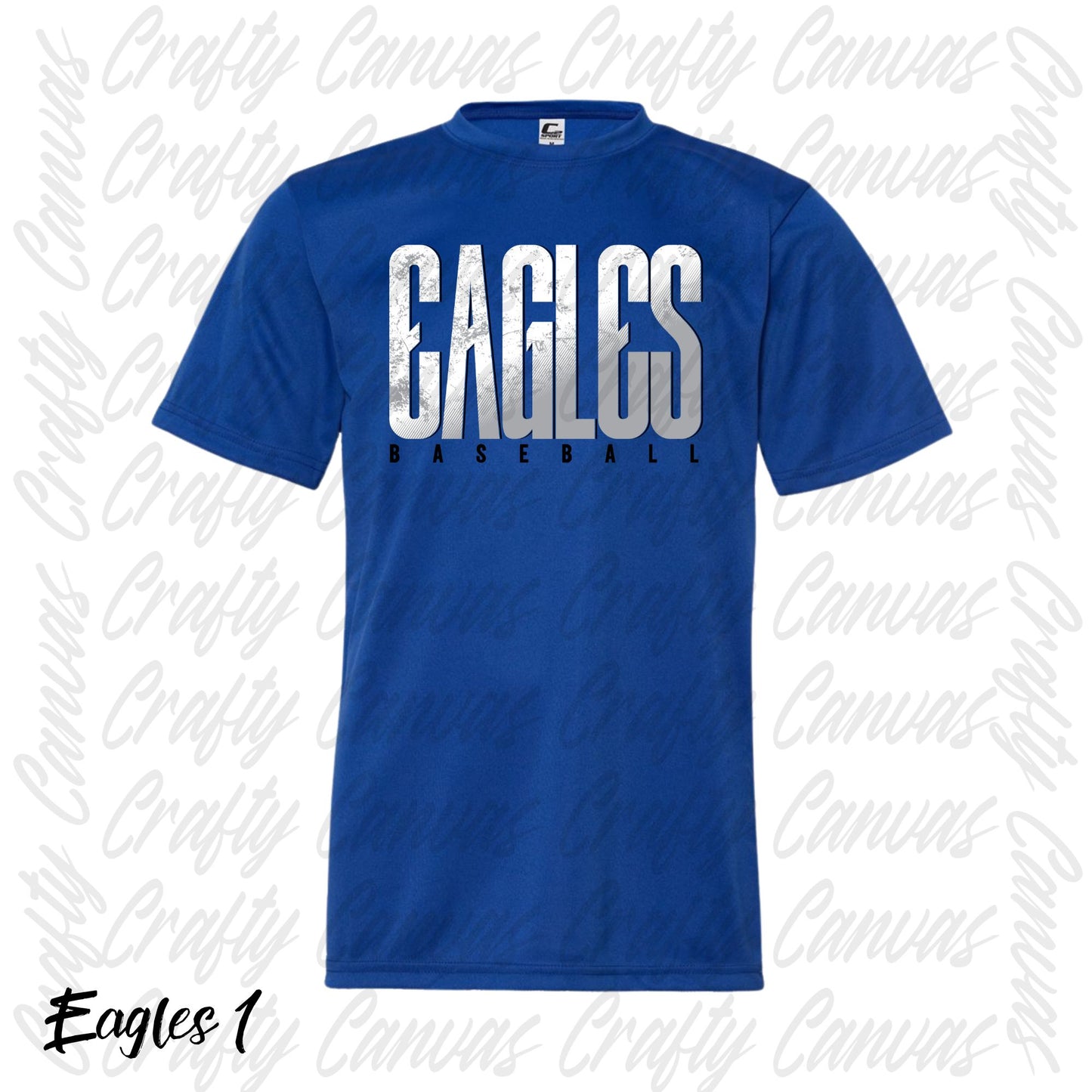 Eagles Baseball Grunge