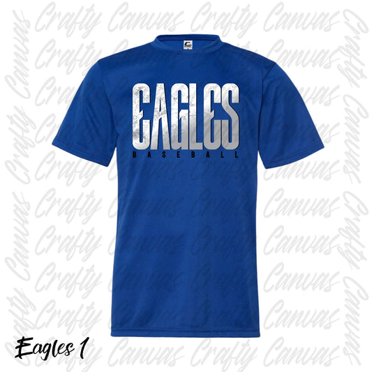 Eagles Baseball Grunge