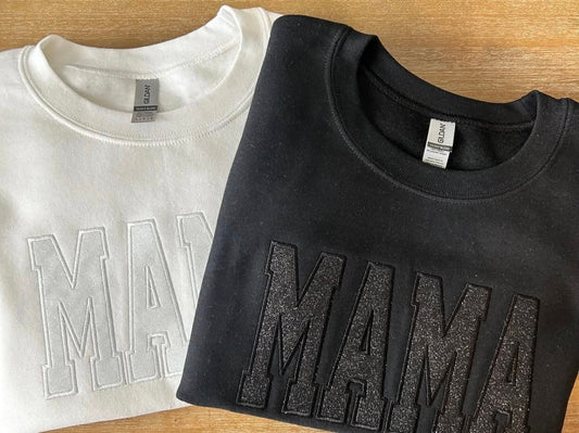 Glitter Applique Crew