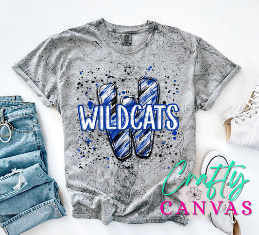 Wildcats Splatter Tees