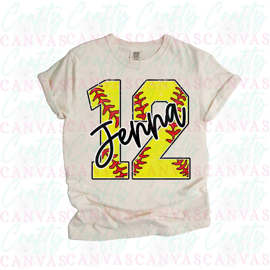 Custom Number Tee