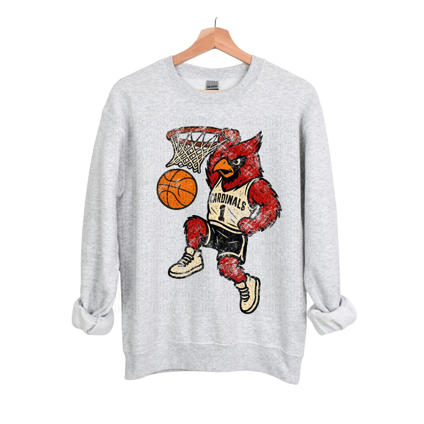 Vintage Basketball Mascot