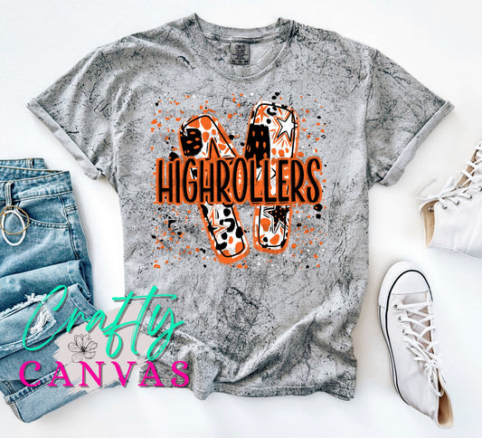 Highrollers Splatter Tees